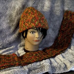 Handmade crochet hat & scalve set by Sassy Dee creationz collection